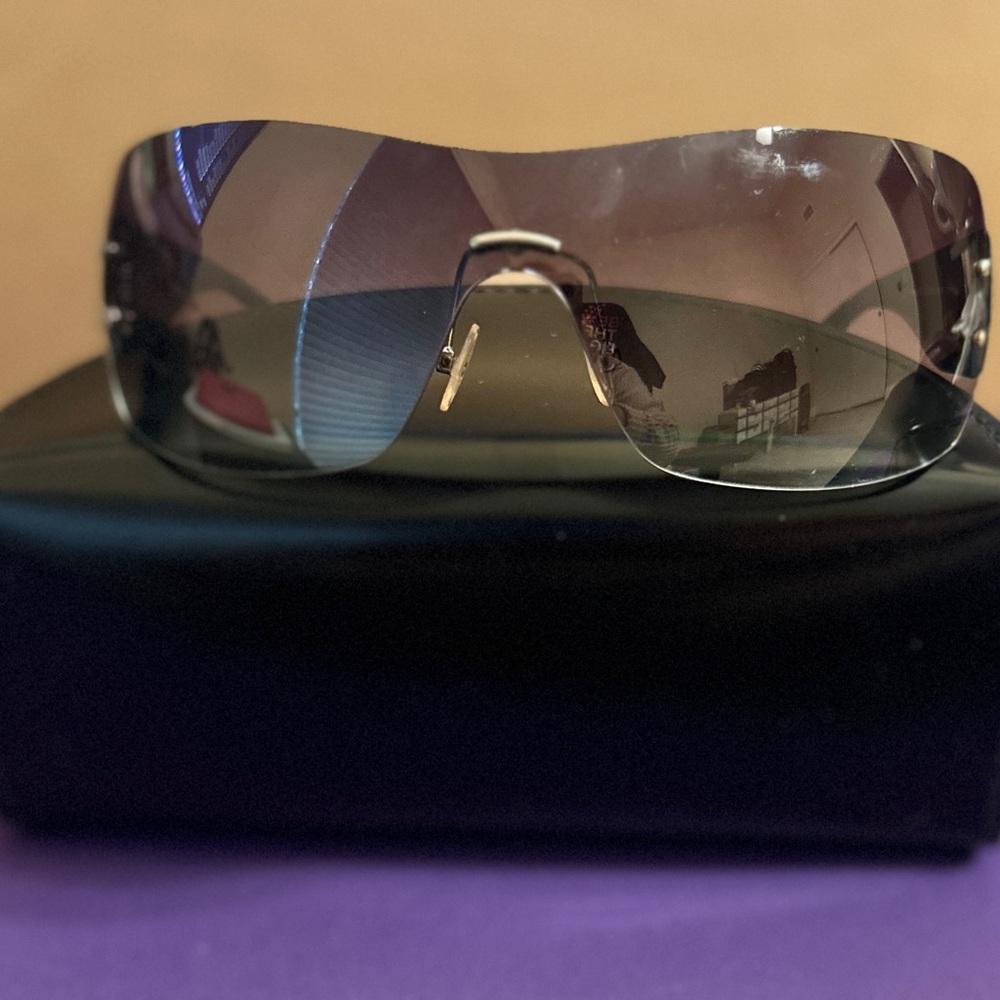 Marc Jacobs Black and Turquoise Sunglasses